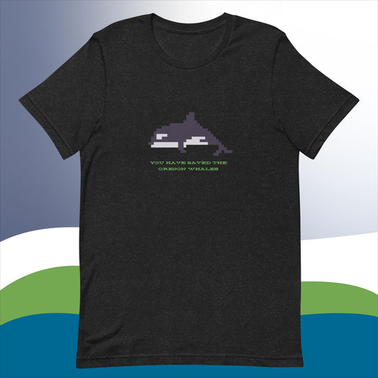 Oregon Trail Whale Unisex t-shirt
